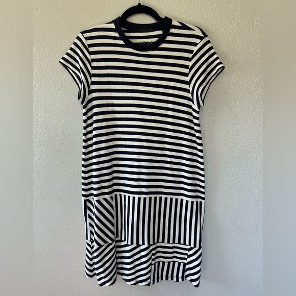 ATM Anthony Thomas Melillo Pique Striped T-Shirt Dress Stripped Size Small - Picture 3 of 11